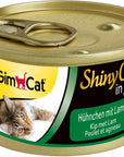 Artikel mit dem Namen GimCat ShinyCat Hühnchen mit Lamm im Shop von zoo.de , dem Onlineshop für nachhaltiges Hundefutter und Katzenfutter.