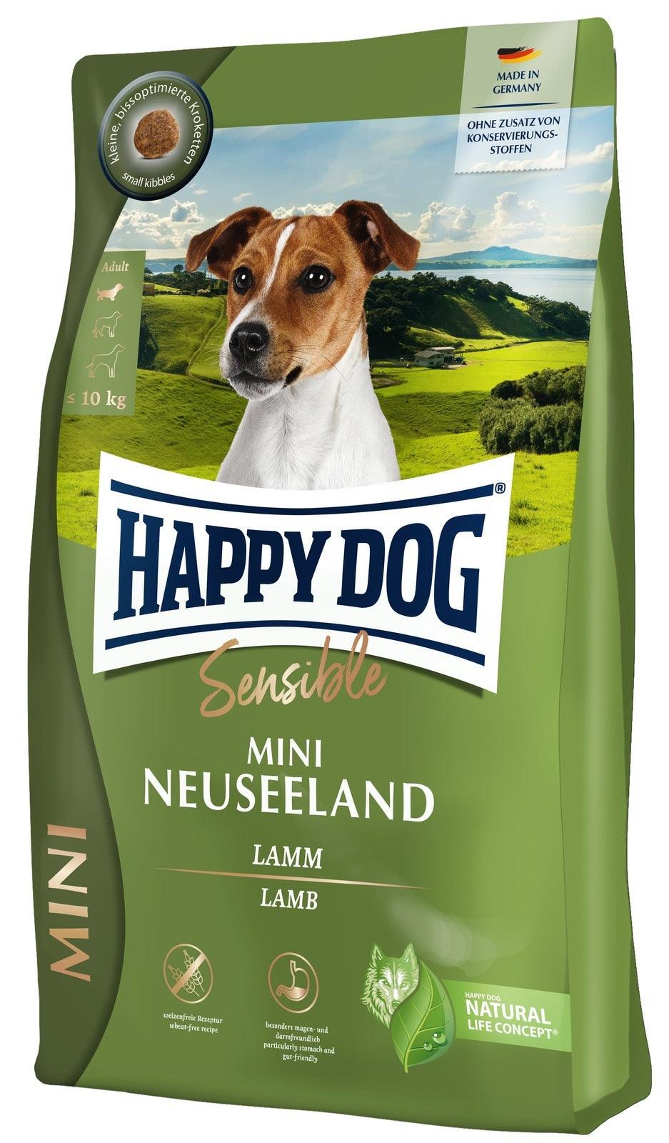 Artikel mit dem Namen Happy Dog Sensible Mini Neuseeland im Shop von zoo.de , dem Onlineshop für nachhaltiges Hundefutter und Katzenfutter.