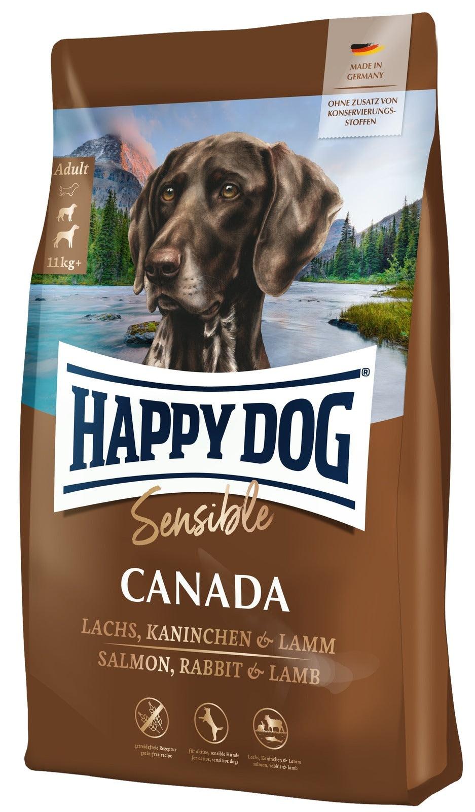 Artikel mit dem Namen Happy Dog Supreme Sensible Canada im Shop von zoo.de , dem Onlineshop für nachhaltiges Hundefutter und Katzenfutter.