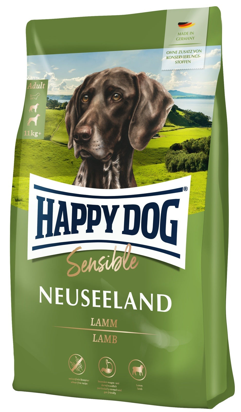 Artikel mit dem Namen Happy Dog Supreme Sensible Neuseeland im Shop von zoo.de , dem Onlineshop für nachhaltiges Hundefutter und Katzenfutter.