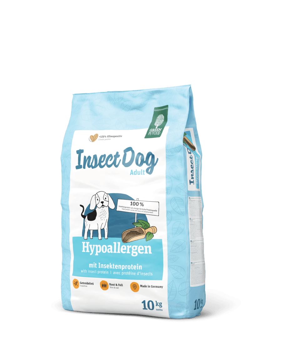 Artikel mit dem Namen InsectDog Hypoallergen im Shop von zoo.de , dem Onlineshop für nachhaltiges Hundefutter und Katzenfutter.