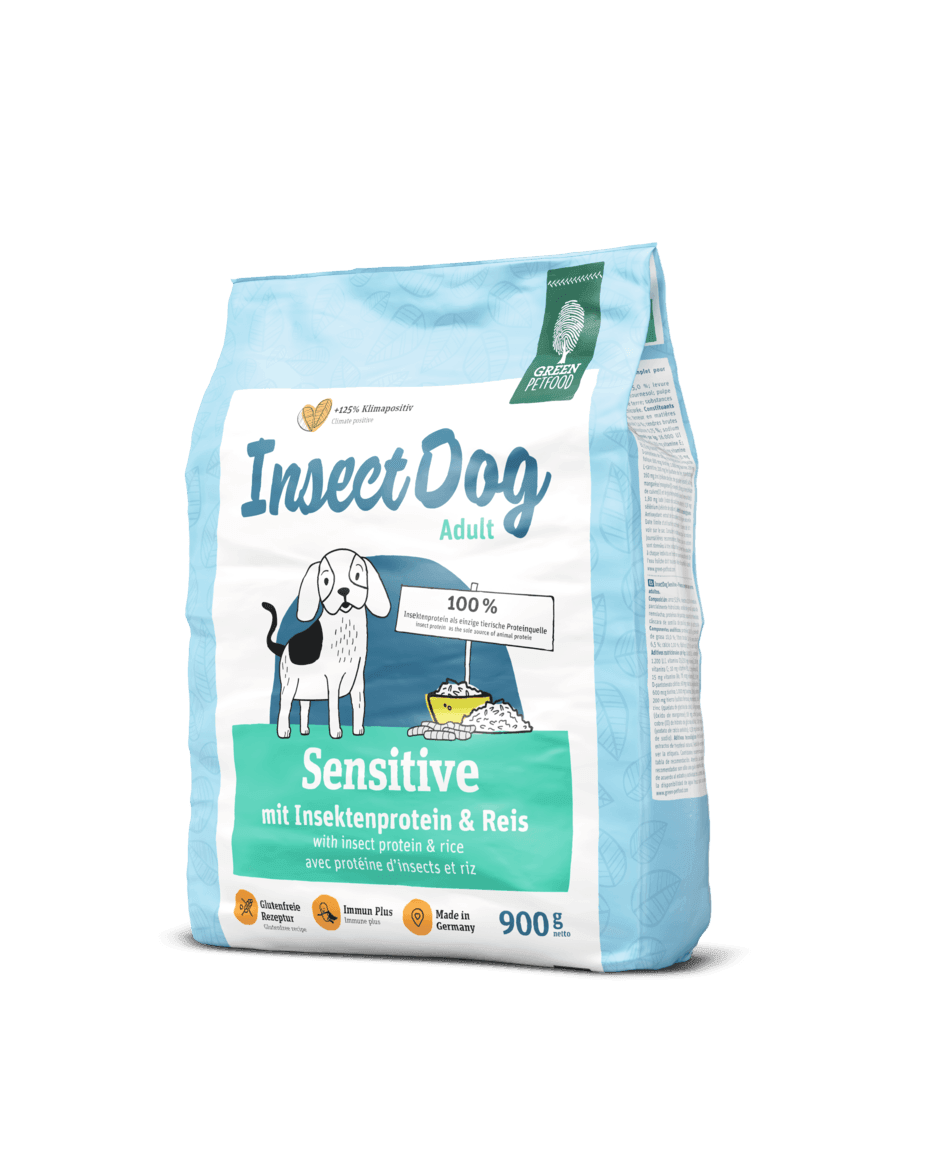 Artikel mit dem Namen InsectDog Sensitive im Shop von zoo.de , dem Onlineshop für nachhaltiges Hundefutter und Katzenfutter.