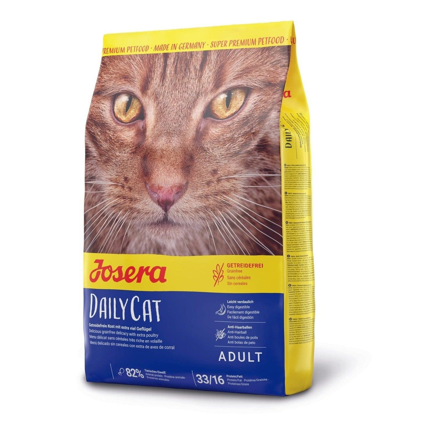 Artikel mit dem Namen Josera Katze DailyCat im Shop von zoo.de , dem Onlineshop für nachhaltiges Hundefutter und Katzenfutter.