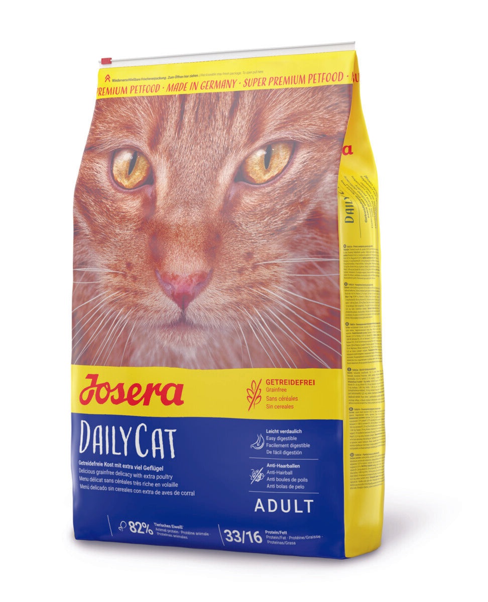 Artikel mit dem Namen Josera Katze DailyCat im Shop von zoo.de , dem Onlineshop für nachhaltiges Hundefutter und Katzenfutter.