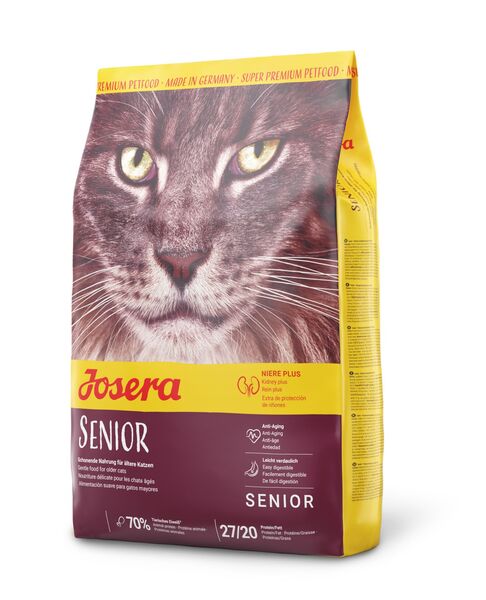 Artikel mit dem Namen Josera Katze Senior im Shop von zoo.de , dem Onlineshop für nachhaltiges Hundefutter und Katzenfutter.