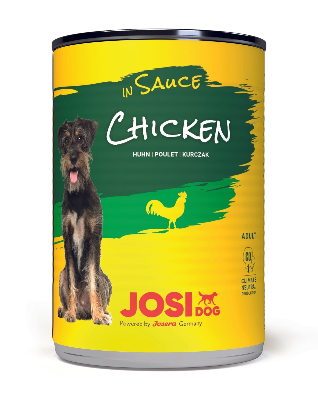 Artikel mit dem Namen JosiDog Chicken in Sauce im Shop von zoo.de , dem Onlineshop für nachhaltiges Hundefutter und Katzenfutter.