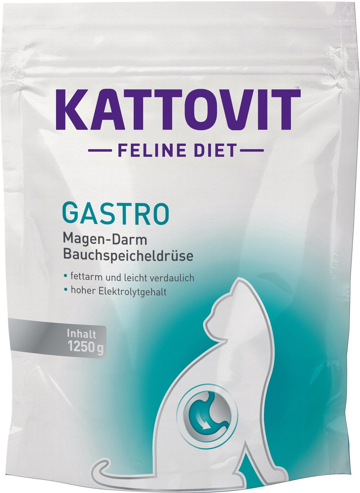 Artikel mit dem Namen Kattovit Feline Diet Gastro Trockenfutter im Shop von zoo.de , dem Onlineshop für nachhaltiges Hundefutter und Katzenfutter.