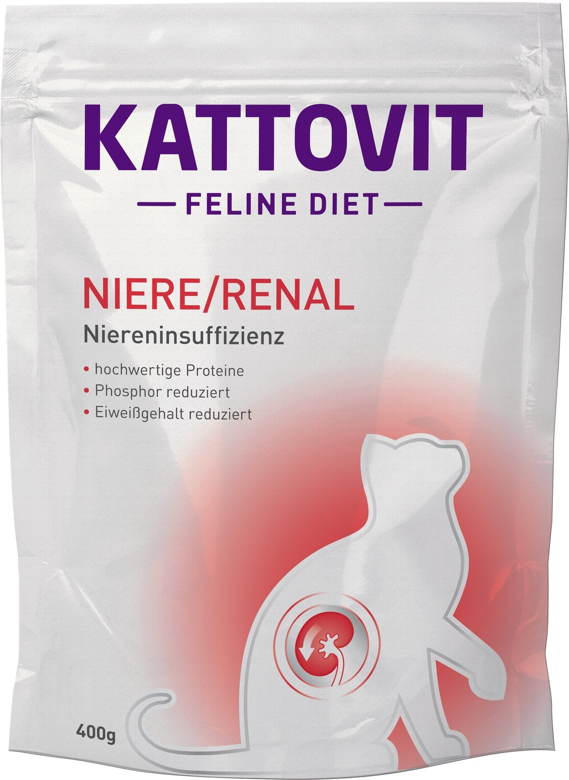 Artikel mit dem Namen Kattovit Feline Diet Niere/Renal Trockenfutter im Shop von zoo.de , dem Onlineshop für nachhaltiges Hundefutter und Katzenfutter.