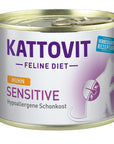 Artikel mit dem Namen Kattovit Feline Diet Sensitive Huhn im Shop von zoo.de , dem Onlineshop für nachhaltiges Hundefutter und Katzenfutter.