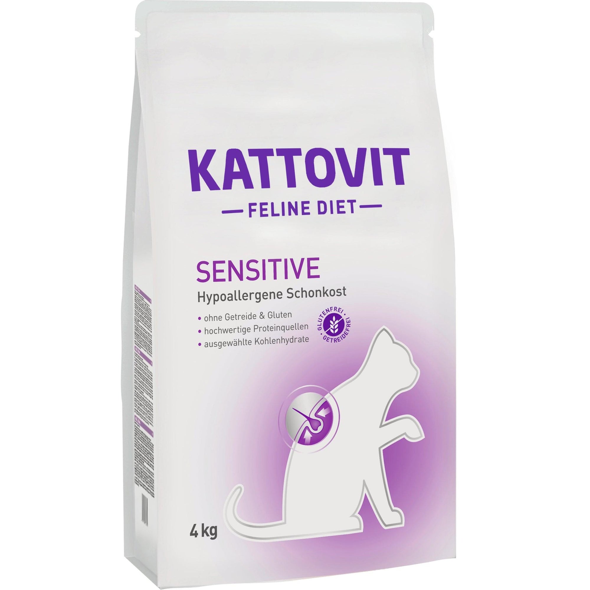 Artikel mit dem Namen Kattovit Feline Diet Sensitive Trockenfutter im Shop von zoo.de , dem Onlineshop für nachhaltiges Hundefutter und Katzenfutter.