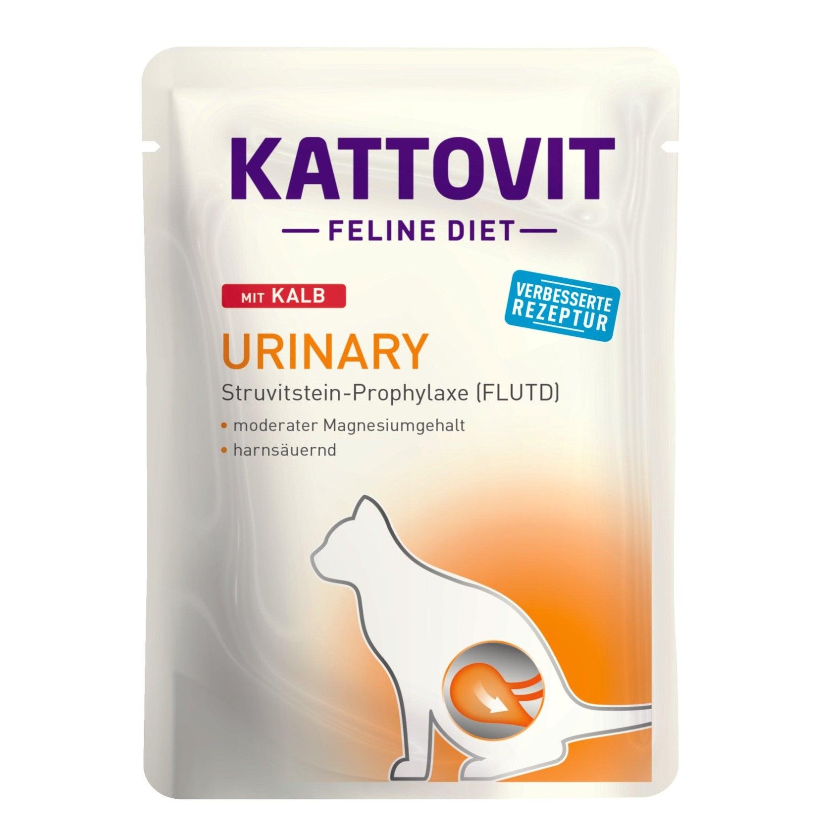 Artikel mit dem Namen Kattovit Feline Diet Urinary mit Kalb im Shop von zoo.de , dem Onlineshop für nachhaltiges Hundefutter und Katzenfutter.