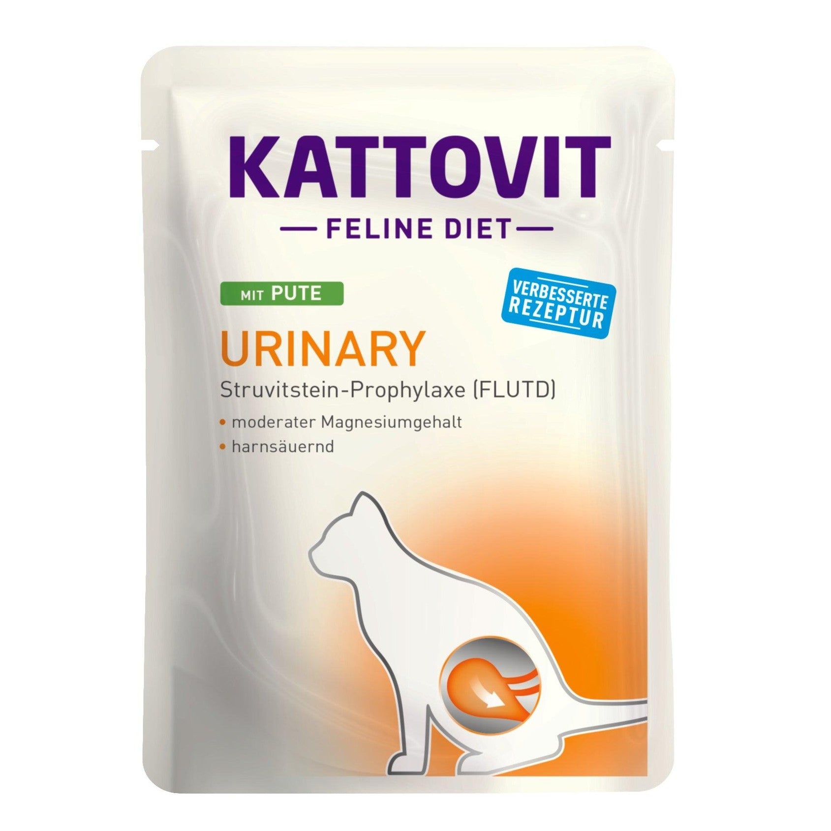 Artikel mit dem Namen Kattovit Feline Diet Urinary mit Pute im Shop von zoo.de , dem Onlineshop für nachhaltiges Hundefutter und Katzenfutter.