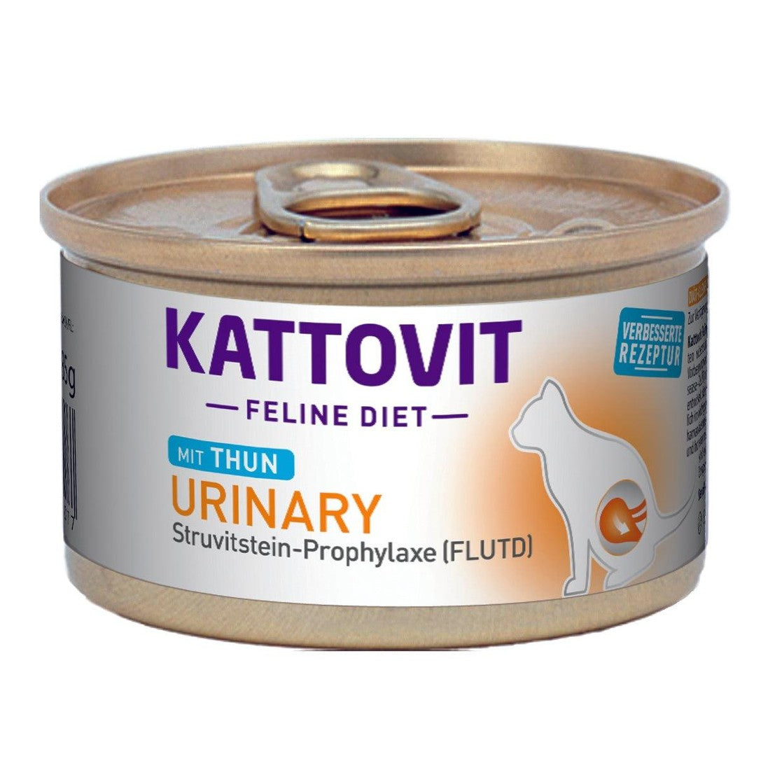 Artikel mit dem Namen Kattovit Feline Diet Urinary Thunfisch im Shop von zoo.de , dem Onlineshop für nachhaltiges Hundefutter und Katzenfutter.