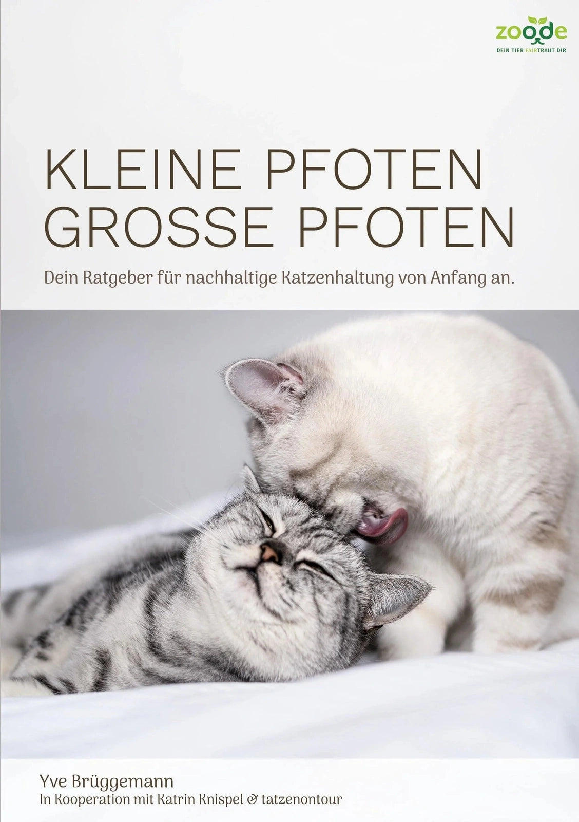 Artikel mit dem Namen Kleine Pfoten, Große Pfoten - Katzenratgeber (Taschenbuch) im Shop von zoo.de , dem Onlineshop für nachhaltiges Hundefutter und Katzenfutter.