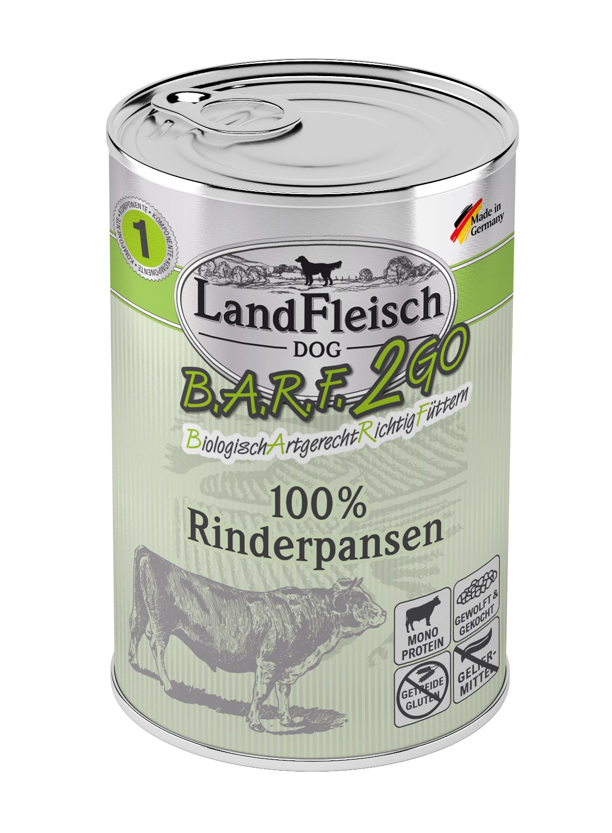 Artikel mit dem Namen Landfleisch BARF2GO für Hunde 100% Rinderpansen im Shop von zoo.de , dem Onlineshop für nachhaltiges Hundefutter und Katzenfutter.