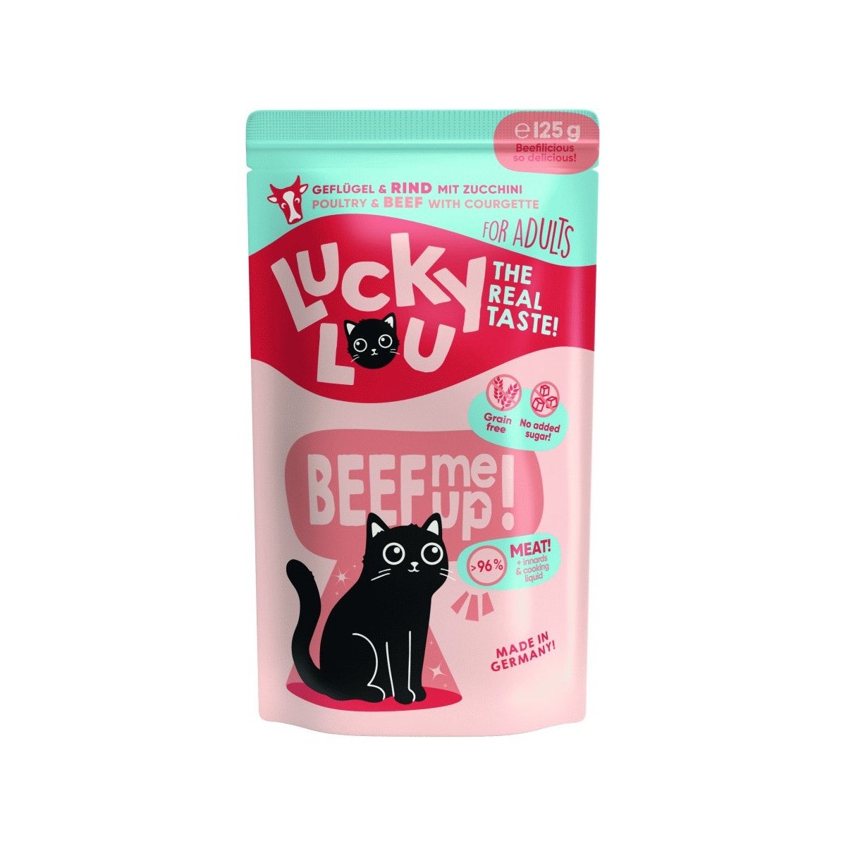 Artikel mit dem Namen Lucky Lou Lifestage Adult Geflügel + Rind im Shop von zoo.de , dem Onlineshop für nachhaltiges Hundefutter und Katzenfutter.