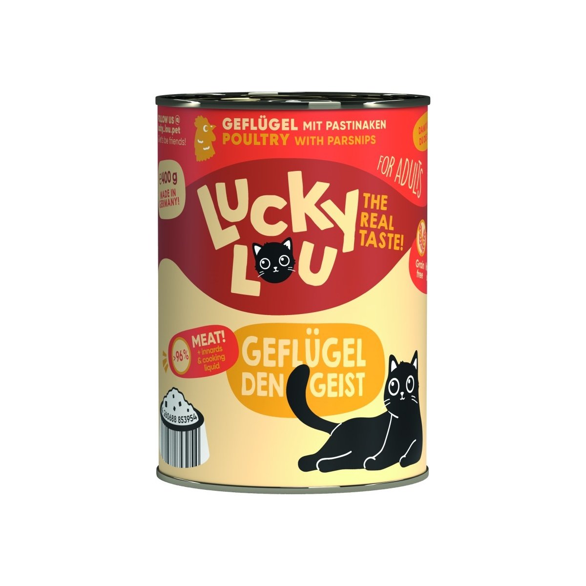 Artikel mit dem Namen Lucky Lou Lifestage Adult Geflügel im Shop von zoo.de , dem Onlineshop für nachhaltiges Hundefutter und Katzenfutter.