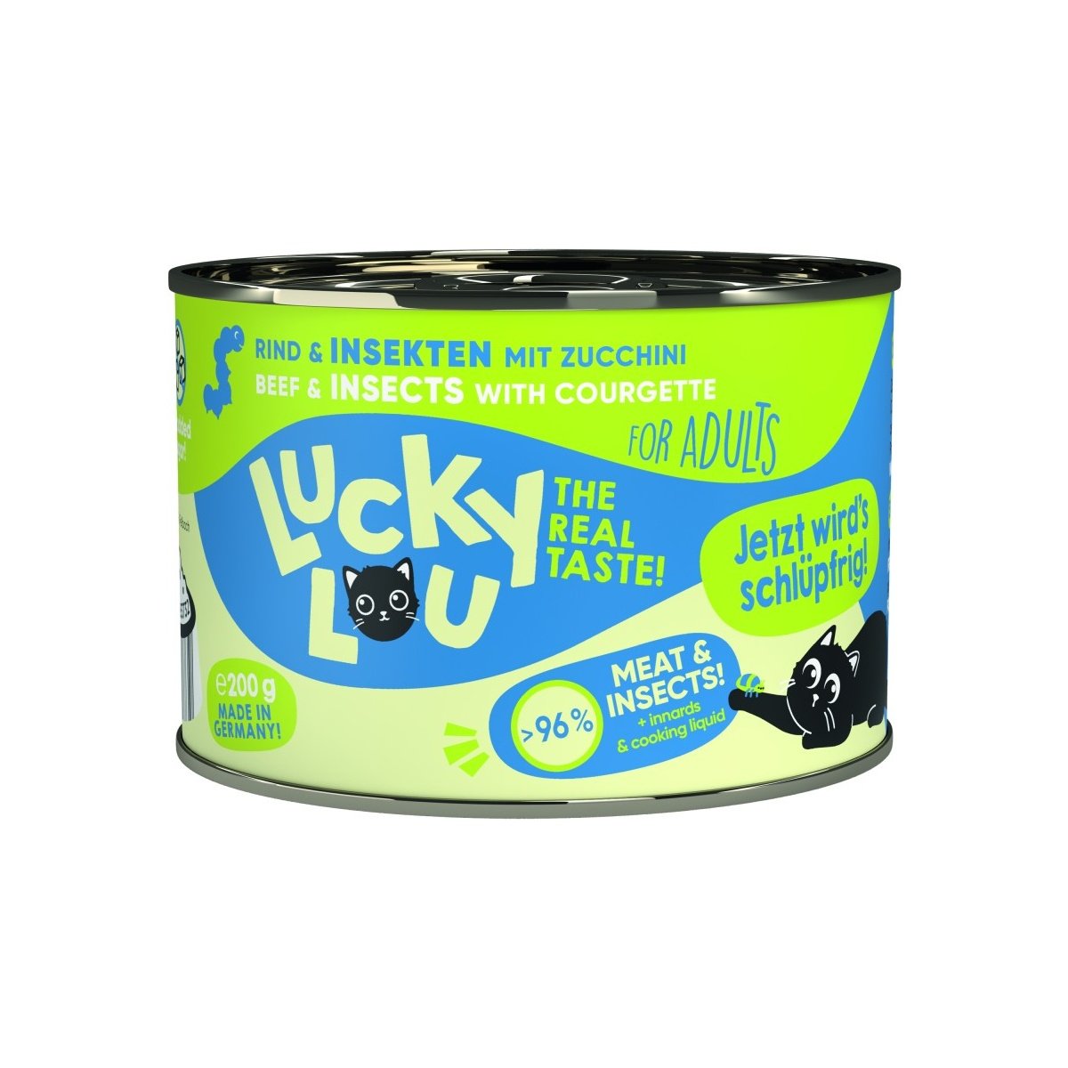 Artikel mit dem Namen Lucky Lou Lifestage Adult Rind + Insekten im Shop von zoo.de , dem Onlineshop für nachhaltiges Hundefutter und Katzenfutter.