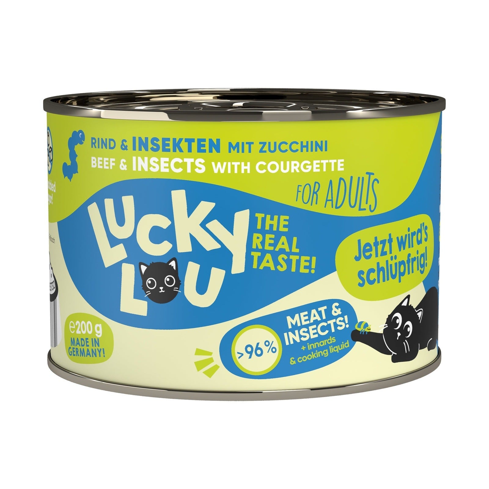 Artikel mit dem Namen Lucky Lou Lifestage Adult Rind + Insekten im Shop von zoo.de , dem Onlineshop für nachhaltiges Hundefutter und Katzenfutter.