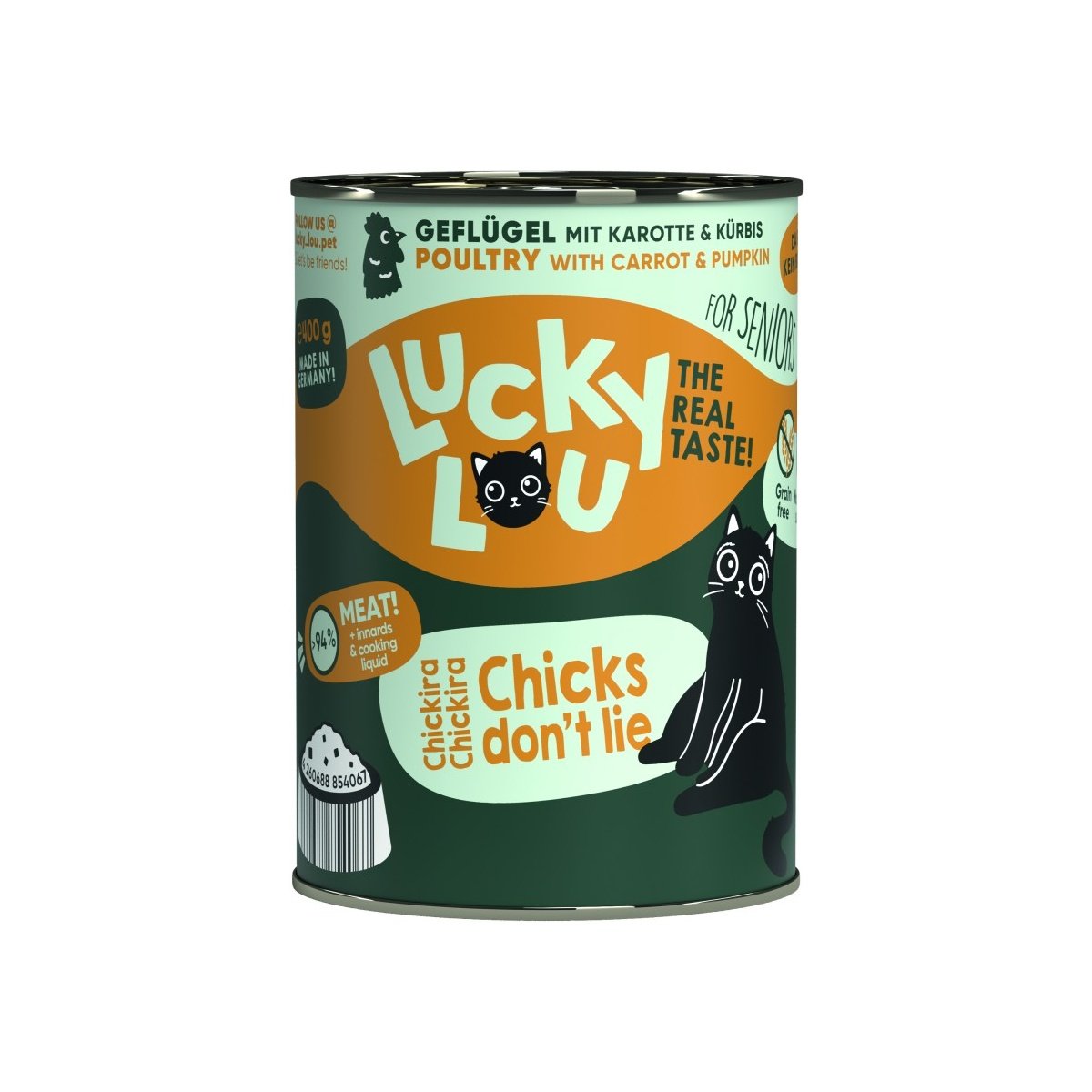 Artikel mit dem Namen Lucky Lou Lifestage Senior Geflügel im Shop von zoo.de , dem Onlineshop für nachhaltiges Hundefutter und Katzenfutter.