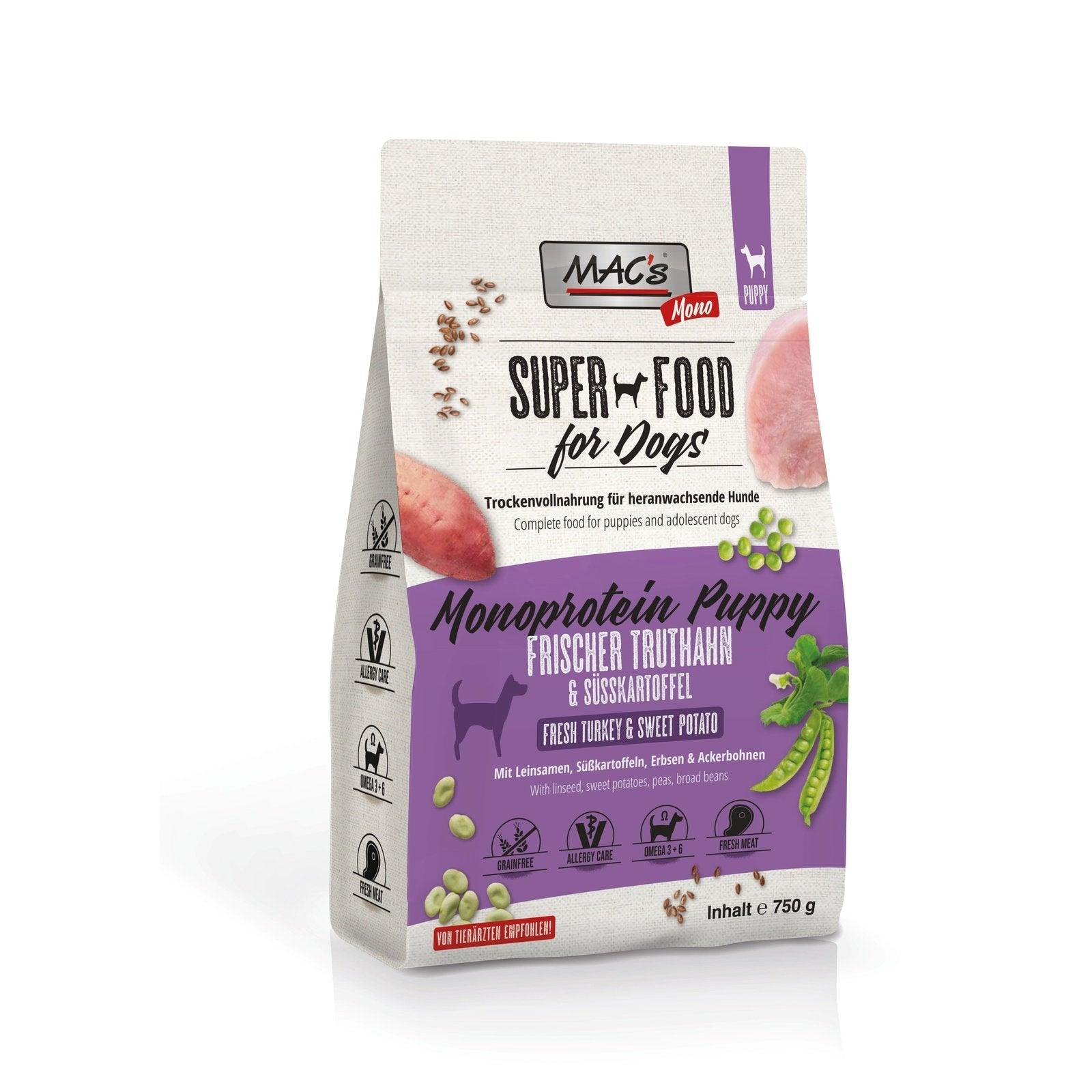 MAC's Dog Mono Puppy Trockenfutter – getreidefrei – zoo.de