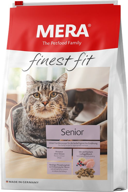 Artikel mit dem Namen MeraCat finest fit Senior im Shop von zoo.de , dem Onlineshop für nachhaltiges Hundefutter und Katzenfutter.