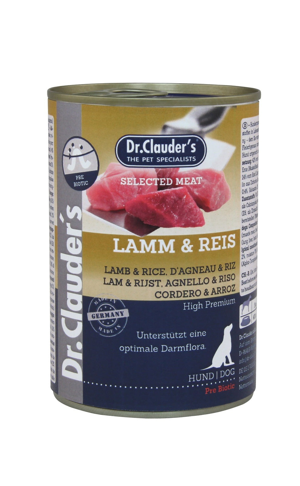 Dr.Clauder's Prebiotics Lamm+Reis - zoo.de