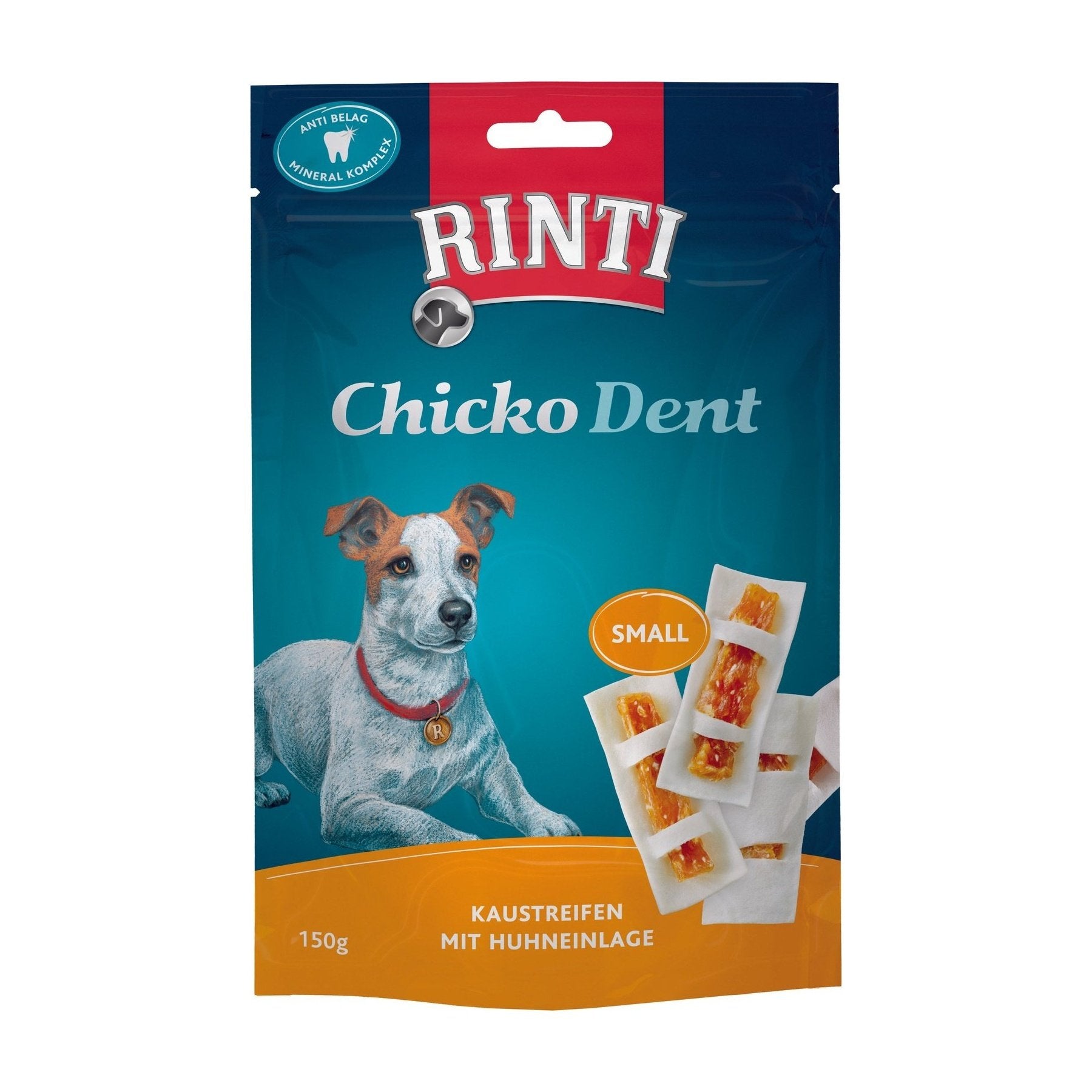 Artikel mit dem Namen Rinti Chicko Dent Huhn Small im Shop von zoo.de , dem Onlineshop für nachhaltiges Hundefutter und Katzenfutter.