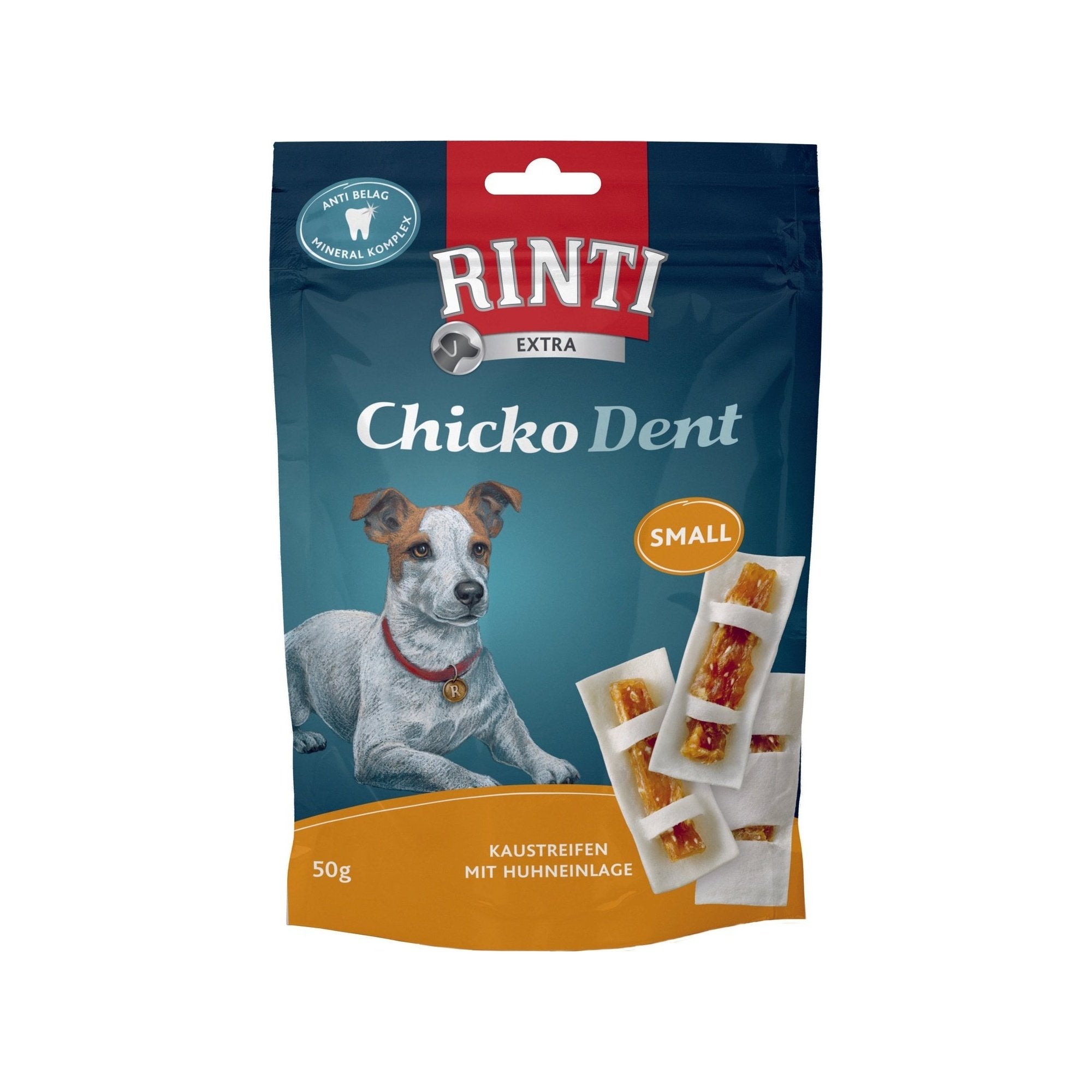 Artikel mit dem Namen Rinti Chicko Dent Huhn Small im Shop von zoo.de , dem Onlineshop für nachhaltiges Hundefutter und Katzenfutter.