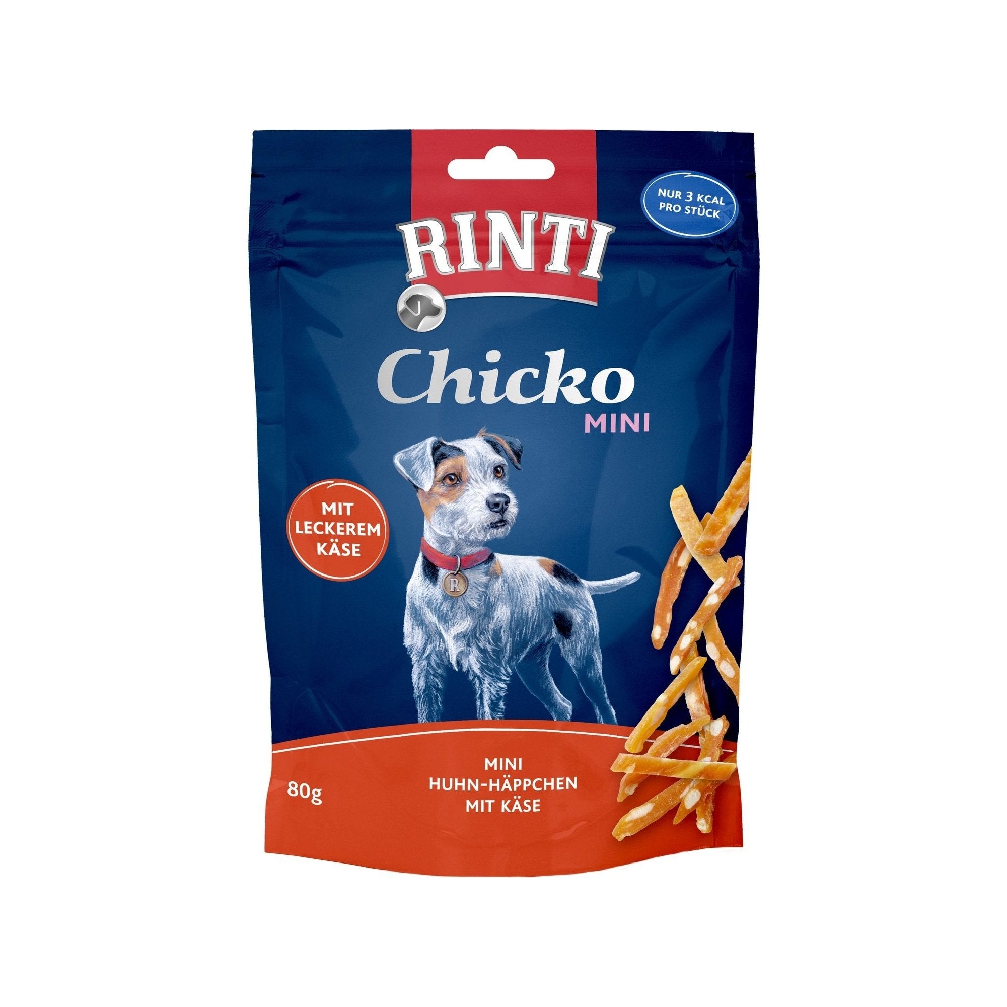 Artikel mit dem Namen Rinti Chicko Mini Huhn &amp; Käse im Shop von zoo.de , dem Onlineshop für nachhaltiges Hundefutter und Katzenfutter.