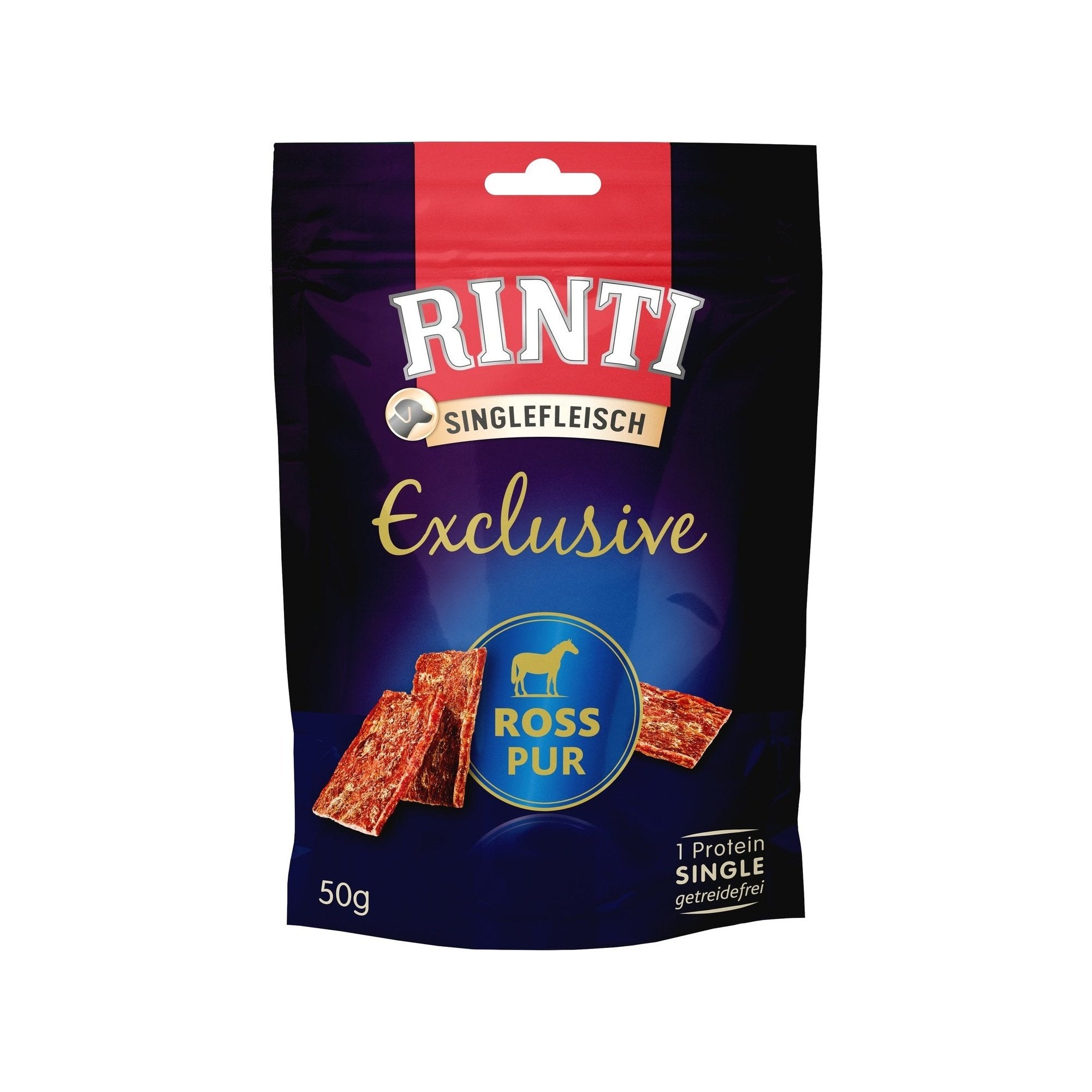 Artikel mit dem Namen Rinti Exclusive Snack Ross im Shop von zoo.de , dem Onlineshop für nachhaltiges Hundefutter und Katzenfutter.