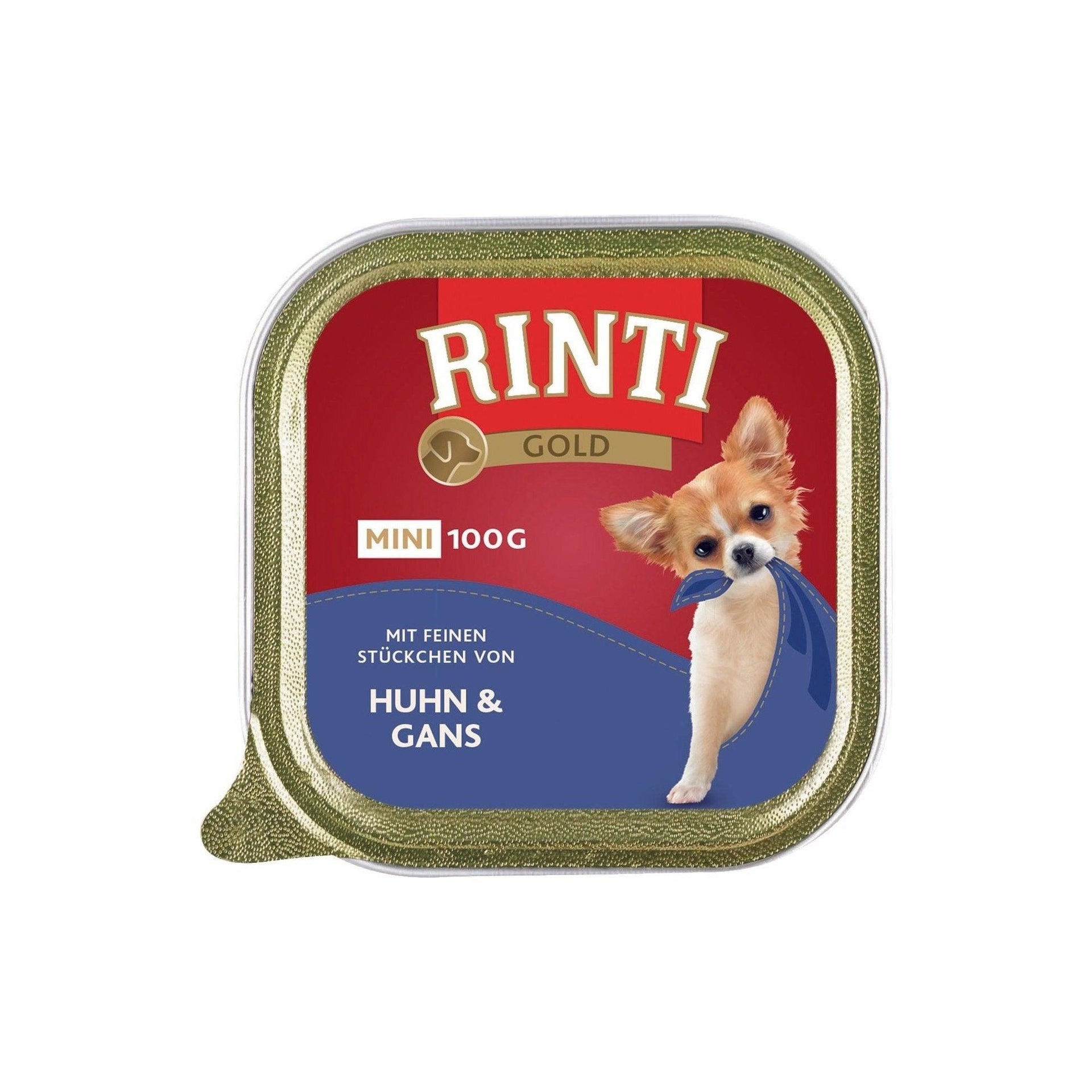 RINTI Gold mini Huhn & Gans – Hundefutter getreidefrei – zoo.de