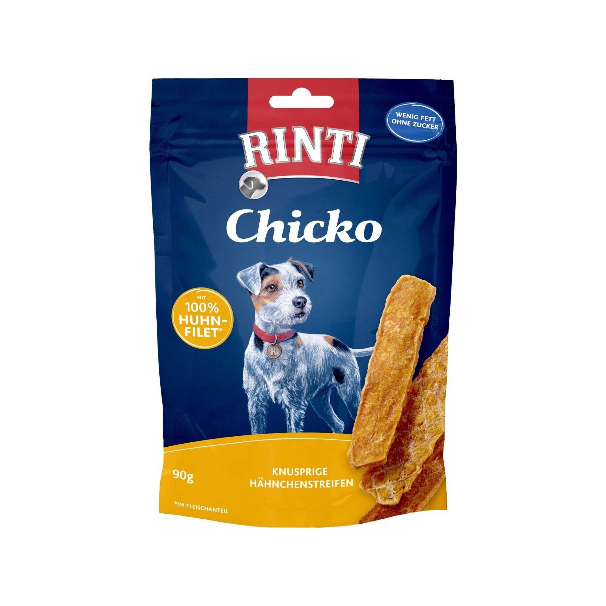 Artikel mit dem Namen Rinti Snack Chicko Huhn im Shop von zoo.de , dem Onlineshop für nachhaltiges Hundefutter und Katzenfutter.