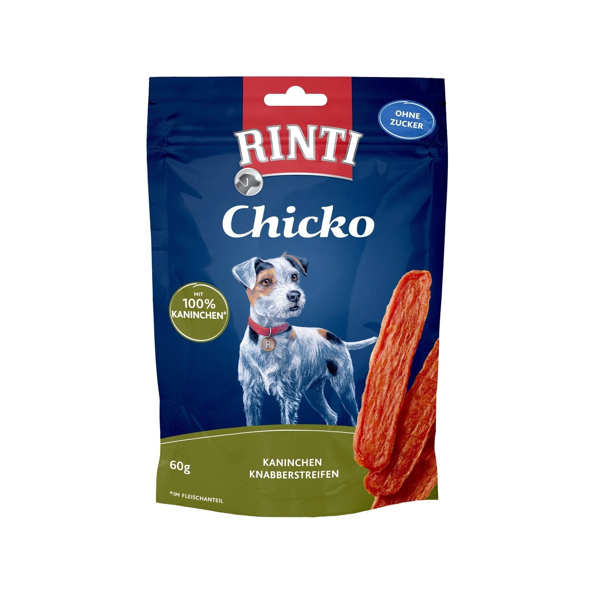 Artikel mit dem Namen Rinti Snack Chicko Kaninchen im Shop von zoo.de , dem Onlineshop für nachhaltiges Hundefutter und Katzenfutter.