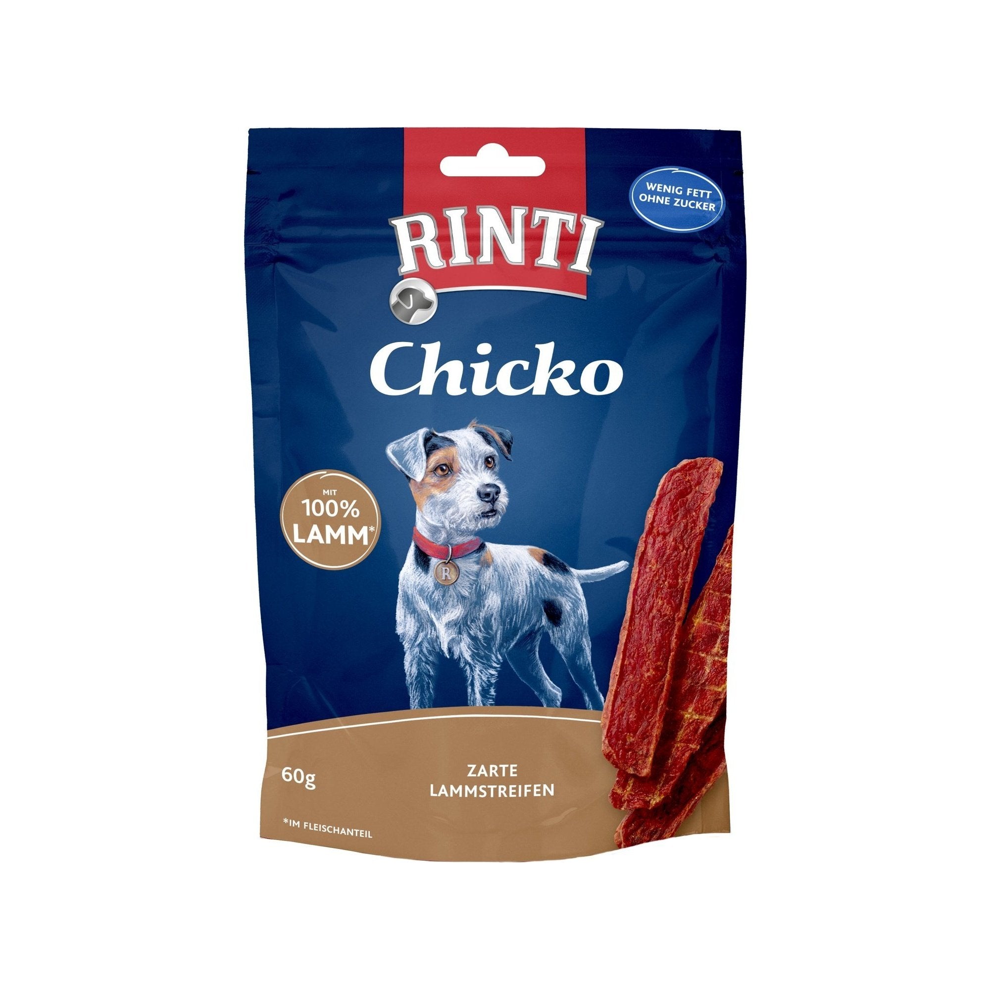 Artikel mit dem Namen Rinti Snack Chicko Lamm im Shop von zoo.de , dem Onlineshop für nachhaltiges Hundefutter und Katzenfutter.