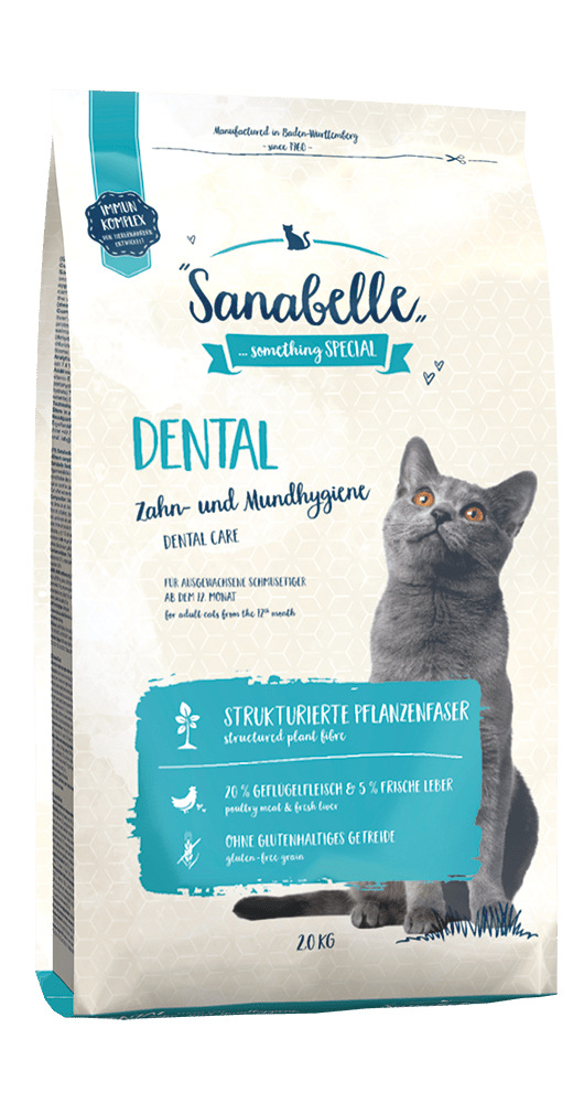 Artikel mit dem Namen Sanabelle Dental im Shop von zoo.de , dem Onlineshop für nachhaltiges Hundefutter und Katzenfutter.