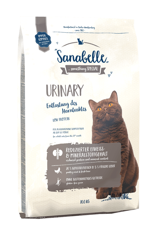 Artikel mit dem Namen Sanabelle Urinary im Shop von zoo.de , dem Onlineshop für nachhaltiges Hundefutter und Katzenfutter.