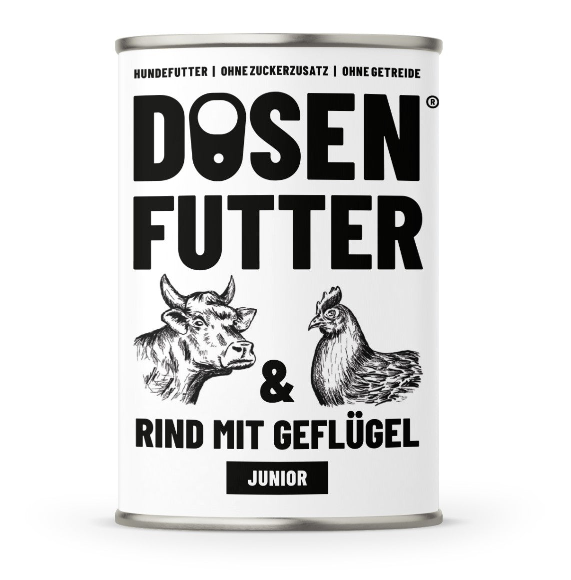 Artikel mit dem Namen Schnauze&Co Dosenfutter Junior Rind & Huhn für heranwachsende Hunde bis 12 Monaten im Shop von zoo.de , dem Onlineshop für nachhaltiges Hundefutter und Katzenfutter.