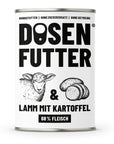 Artikel mit dem Namen Schnauze&Co Dosenfutter Lamm mit Kartoffel für Hunde im Shop von zoo.de , dem Onlineshop für nachhaltiges Hundefutter und Katzenfutter.