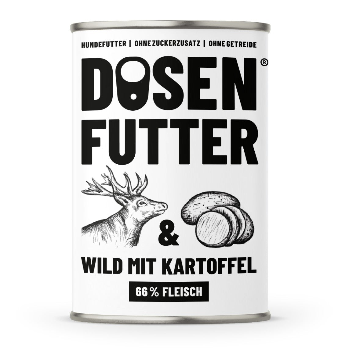 Artikel mit dem Namen Schnauze&Co Dosenfutter Wild mit Kartoffel für Hunde im Shop von zoo.de , dem Onlineshop für nachhaltiges Hundefutter und Katzenfutter.