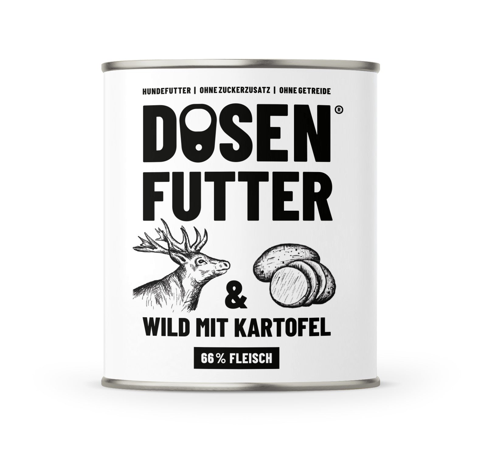 Artikel mit dem Namen Schnauze&Co Dosenfutter Wild mit Kartoffel für Hunde im Shop von zoo.de , dem Onlineshop für nachhaltiges Hundefutter und Katzenfutter.