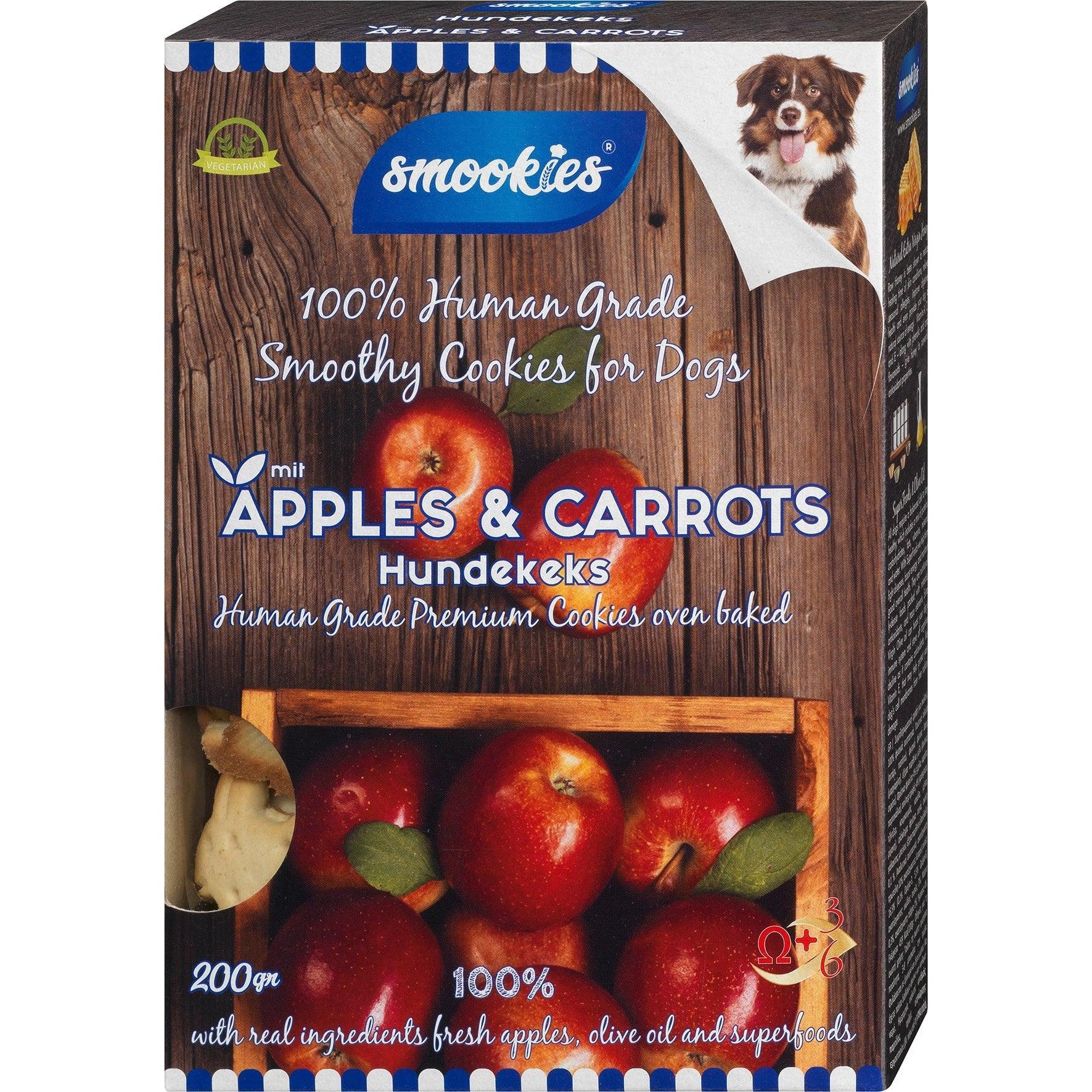 Artikel mit dem Namen Smookies Hundekeks im Shop von zoo.de , dem Onlineshop für nachhaltiges Hundefutter und Katzenfutter.