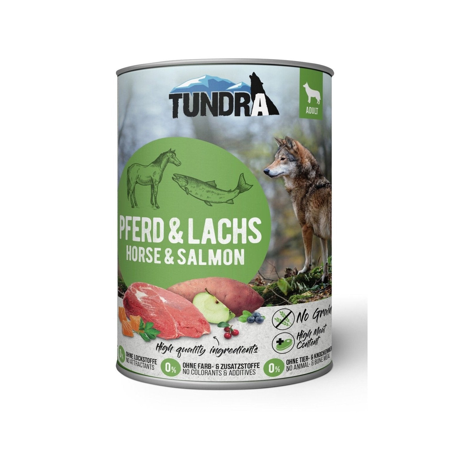 Artikel mit dem Namen Tundra Dog Pferd Dose im Shop von zoo.de , dem Onlineshop für nachhaltiges Hundefutter und Katzenfutter.