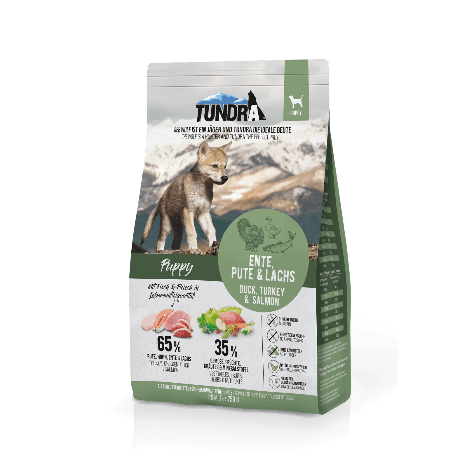 Artikel mit dem Namen Tundra Puppy - Blue Mountain im Shop von zoo.de , dem Onlineshop für nachhaltiges Hundefutter und Katzenfutter.