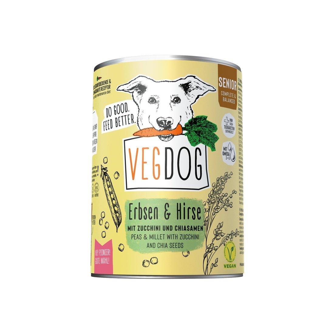 Artikel mit dem Namen VegDog Senior No1 im Shop von zoo.de , dem Onlineshop für nachhaltiges Hundefutter und Katzenfutter.