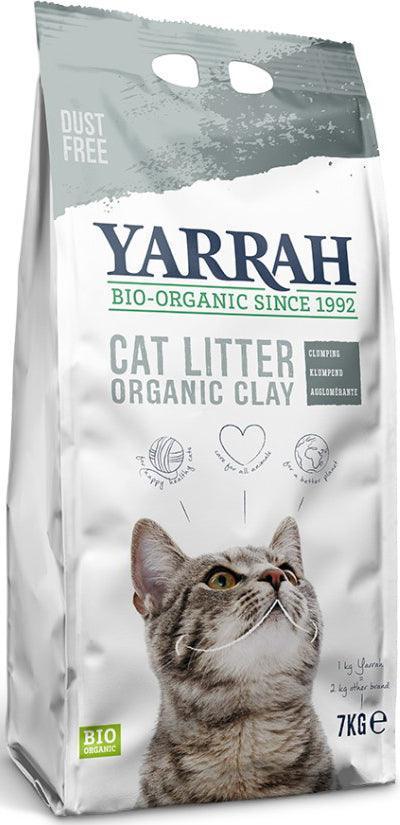 Artikel mit dem Namen Yarrah Cat Bio-Katzenstreu im Shop von zoo.de , dem Onlineshop für nachhaltiges Hundefutter und Katzenfutter.